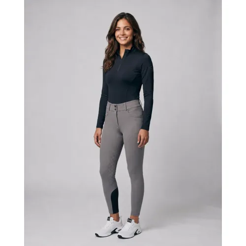 Luca Full Grip Breeches - Volcanic Glass
