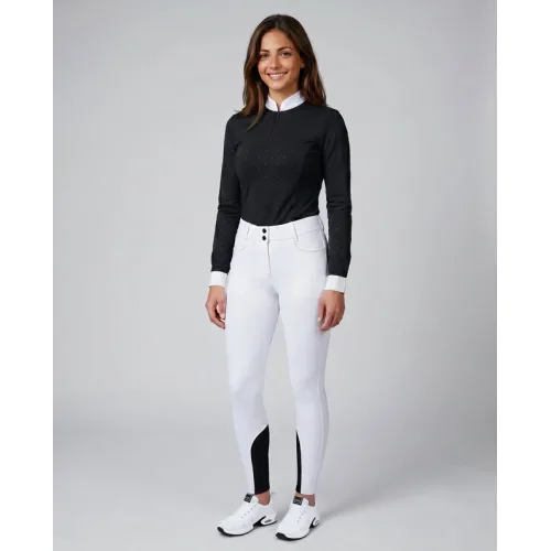 Luca Full Grip Breeches - White